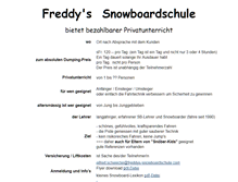 Tablet Screenshot of freddys-snowboardschule.com